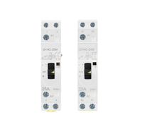 Contactor doméstico de Control Manual tipo carril Din 2P 16A 20A 25A 2NO o 2NC 220V(2P 25A 2N0 220V)