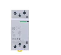Contactor doméstico HCH8s-63, 2 polos, 40 A, 63 A, 2 NA, 24 V, 110 V, 220 V, tipo riel DIN(2P 40A 2NO DC12V)
