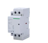 Contactor doméstico HCH8s-63, 2P, 40A, 63A, 2NO o 2NC, 1NO, 1NC, 24V, 110V, 220V, automático, tipo riel DIN, 1 unidad(2P 40A 2NO DC230V)
