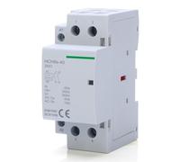 Contactor HCH8s-63 CC 2P 40A 63A 2NO 1NO1NC AC24V DC24V Contactor doméstico automático Tipo de carril Din 50Hz /60Hz(2P 63A 1NO1NC AC230V)