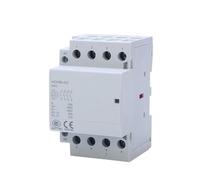 Contactor HCH8s-63 DC24V, bobina DC230V, CA230V, 63A, 4NO, contactor modular automático, tipo riel DIN, 1 unidad(63A 2NO2NC DC AC24V)