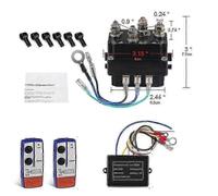 Contactor HD de 12 V y 500 A, control de cabrestante, solenoide, doble control remoto inalámbrico, recuperación