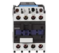 Contactor industrial de montaje en riel CJX2-2504 4NO 4 polos 25 A 220 V CJX2-2508 2NO 2NC(CJX2-2508,220V)