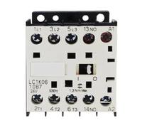 Contactor LC1K0610B7 de 220 V CA, 24 V, 36 V, 48 V, 110 V, 220 V, 380 V, LC1K, 45 mm x 58 mm x 57 mm, motor de control(LC1K0610 24V)
