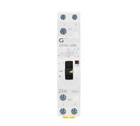 Contactor Manual 2P 16A 20A 25A 2NO o 2NC 220V 50/60Hz Control Manual uso doméstico Contactor de CA tipo carril Din