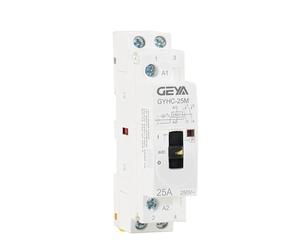 Contactor modular 2P 16A 20A 25A 2NO o 2NC 220V Control manual Contactor doméstico Tipo carril Din(2P 20A 2N0 220V)
