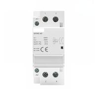 Contactor modular 2P 40A 63A 2NO o 2NC o 1NO1NC Montaje en carril DIN AC220V 230V Automático(2P 40A 1NO1NC 220V)