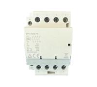 Contactor modular 4 polos 63A, ideal para control de cargas eléctricas, automatización y protección de circuitos.