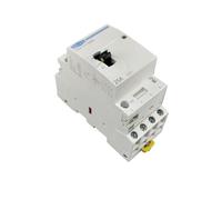 Contactor modular 4P 25A 220V/230V 50/60HZ con interruptor de control manual 4NO o 2NO 2NC o 4NC(4NC)