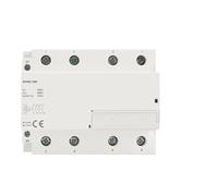 Contactor modular de 4 polos y 100 A (4 NO, 2 NO, 2 NC, 3 NO, 1 NC, 220 V, 110 V, 24 V), contactor automático doméstico de 100 A, tipo riel DIN.(4P 100A 4NO 230VAC)