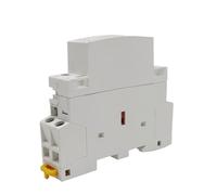 Contactor modular de CA 2P 16A 20A 25A 1NO 1NC 2NO 2NC AC 220V 230V 50/60Hz Montaje en riel DIN doméstico (20A, 12V)