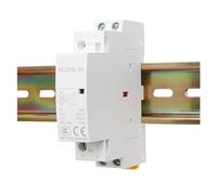Contactor modular de CA 2P 16A 25A 1NO 1NC 2NO 2NC AC 220V 230V 50/60Hz Montaje en riel DIN para el hogar (2P 25A 2NO)