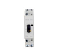 Contactor modular de CA doméstico con interruptor de control manual, 2P, 25 A, 220 V/230 V, 50/60 Hz, for riel DIN, MCH8-25M(2NC)
