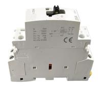 Contactor modular de CA doméstico CT1 2P 25A 220V/230V 50/60HZ for riel DIN con interruptor de control manual 2NO o 1NO 1NC o 2NC(2NC)