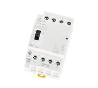 Contactor Modular de CA for el hogar, 4P, 40A, 63A, 2NC2NO o 4NO, 220V/230V, 50/60HZ, funcionamiento manual(4P 63A 2NO2NC 220V)