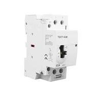 Contactor Modular de CA for el hogar, carril Din, 2P, 63A, 220V/230V, 50/60Hz, con interruptor de Control Manual, 2NO o 1NO, 1NC o 2NC(1NO 1NC)