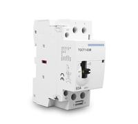 Contactor Modular de CA for el hogar, carril Din, 2P, 63A, 220V/230V, 50/60Hz, con interruptor Manual, 2NO o 1NO, 1NC 2NC(2NO)
