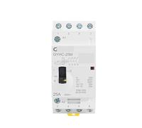 Contactor Modular de CA for el hogar, carril Din, 4P, 25A, 4NO o 2NO2NC, 220V/230V, 50/60HZ, tipo Manual