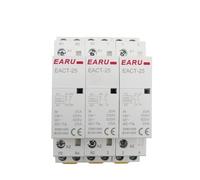 Contactor Modular de CA for el hogar, montado en carril Din, 2P, 16A, 20A, 25A, 1NO, 1NC, 2NO, 2NC, CA 220V, 230V, 50/60Hz(2P 25A 2NO)