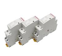 Contactor Modular de CA for el hogar, montado en carril Din, 2P, 16A, 20A, 25A, 1NO, 1NC, 2NO, 2NC, CA 220V, 230V, 50/60Hz(2P 16A 2NO)