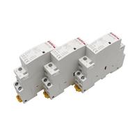 Contactor Modular de CA for el hogar, montado en carril Din, 2P, 16A, 20A, 25A, 1NO, 1NC, 2NO, 2NC, CA 220V, 230V, 50/60Hz(2P 16A 2NC)