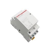 Contactor modular de CA for uso doméstico, 4P, 16-25 A, 220 V, 230, 50/60 Hz, riel DIN, 4 NO, NC, 2 NO(25A,4NO-24V)