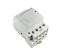 Contactor modular de CA for uso doméstico, 4P, 63 A, 110 V, bobina, 400 V-50/60 Hz, riel DIN, 4 NA o 2 NA, 2 NC, 1 unidad(4P 63A 2NO 2NC 110V)