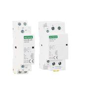 Contactor modular de CA for uso doméstico, HCH8-25A, 2P, 4P, 40A, 63A, 100A, 220 V, con interruptor control manual, 2NO, 1NO, 1NC, 2NC, 4NO, y 4NC(4p,16A-1NO1NC)