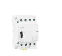 Contactor modular de CA for uso doméstico, HCH8-63M, 4P, 40 A, 24 V, 110 V, 220 V, con interruptor de control manual, 4 NA, 2 NA, 2 NC o 4 NC.(4P 63A 4NO AC24V)