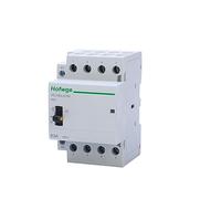 Contactor modular de CA for uso doméstico, HCH8s-63M, 4P, 40 A, 24 V, 110, 220, con interruptor control manual, 4 NA, 2, NC o(4p 63a 4no 230v)