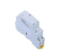 Contactor modular doméstico de 5 piezas, 220 V, iCT, 2 polos, 16 A, 20 A, 25 A, 2 NC, 2 NA, 1 NA, 1 NC, 50/60 Hz(ICT25A 2NO)