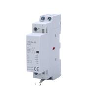 Contactor modular HCH8s-25, 2P, 16A, 25A, 2NO o 2NC, 1NO, 1NC, 110V, 220V, contactor automático doméstico, tipo riel DIN, 1 unidad(25A 2NO DC24V)