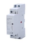 Contactor modular HCH8s-25 2P 25A CA CC 2NO o 2NC 1NO 1NC 24V 110V 220V Contactor doméstico automático riel(Silver)