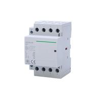 Contactor modular HCH8s-63, 40A-100A, 4P, 63A, 4NO, 4NC, 2NO-2NC, 220V, 110V, 24V, automático, for uso doméstico, tipo riel DIN, ICT, 50/60Hz, 1 unidad(4P 63A 4NO AC110V)