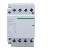 Contactor modular HCH8s-63 40A 4P 63A 4NO 4NC 2NO2NC 220V 110V 120V 24V Contactor doméstico automático tipo riel DIN 50/60Hz(4P 63A 3NO1NC AC230V)