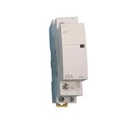 Contactor modular ICT-25A 2P 2NO o 2NC 1NO1NC 24V 110V 220V Contactor doméstico tipo riel DIN(25A 1NO1NC AC220V)