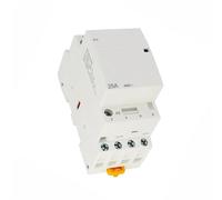 Contactor modular ICT-25A 4P, 2P, 2NA o 2NC, 1NA, 1NC, 24 V, 110 V, 220 V, automático, for uso doméstico (1 unidad)(25A 4NO AC110V)