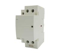 Contactor Modular iCT 40A 63A 2P 2NO 1NO1NC DC24V 110V AC220V Contactor doméstico automático carril Din(40A 1NO1NC AC220V)