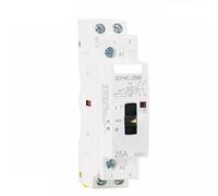 Contactor Modular tipo Manual 2P 25A 2NO o 2NC 220V Control tipo carril Din doméstico(2P 25A 2NC)