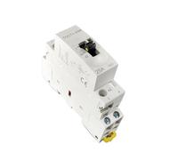 Contactor modular TOCT1 2P 25A 220V/230V 50/60HZ for CA doméstica con riel DIN y interruptor de control manual 2NO o 1NO 1NC o 2NC(2NC)