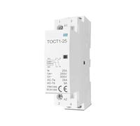 Contactor modular TOCT1 2P 25A CA 220V/230V 50/60HZ for uso doméstico en carril DIN, CA 110V 230V 24V, NO NC(1NC,220V)