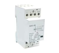 Contactor trifásico 25A 230VAC, 4 contactos, apertura, ideal para control de motores y sistemas eléctricos.