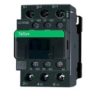 Contactor tripolar CA versión negra eléctrico 3P LC1D25 LC1D32 LC1D38 B7C F7C Q7C M7C 24V 48V 110V 220V 380V(AC LC1D32,220V)