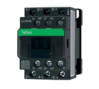 Contactor tripolar CA versión negra eléctrico 3P LC1D25 LC1D32 LC1D38 B7C F7C Q7C M7C 24V 48V 110V 220V 380V(AC LC1D18,110v)