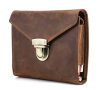 CONTACT'S FAMILY Estuche para 2 cartas UNO, organizador de juegos de cartas de cuero de grano completo, hecho a mano, póquer y puente de viaje con cuaderno A6 vintage (no incluye accesorios
