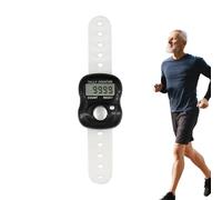 Contador Anillos - Contador Dedo | Totalizador Digital | Pantalla Electrónica, Cóntador Manual Reseteable Para Conteo Hileras, , Vueltas, Golf, Personas, Entrenamiento, Tejido, Portátil Mini ABS