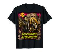 Contador Apocalipsis Zombie Horde Attack CPA Auditoría Humor Camiseta gráfica económica
