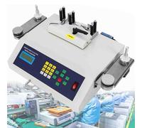 Contador automático de componentes, máquina de conteo de piezas SMT SMD con pantalla LCD y detección de fugas para rueda de cinturón de cualquier tamaño, contador de piezas de carrete de 50 W
