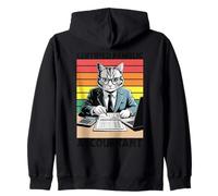 Contador Certificado de Pawblic Cat Finance Profesional Divertido Sudadera con Capucha