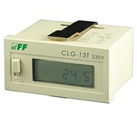 Contador CLG-13T-24V: electrónico Tiempo de funcionamiento Rango LCD: 0-99999,9h